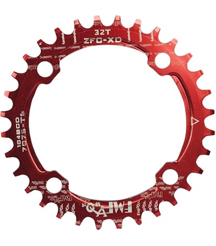 Amazon | チェーンリング 36T 104BCD Mutte MTB ナローワイド チェーン