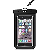 JOTO 防水ケース IPX8認定 携帯電話用ドライバッグ 最大7.0”スマホに対応可能 適用端末：iPhone 15 14 13 Mini Pro Max・iPhone 12・11・XS・Android -ブラック