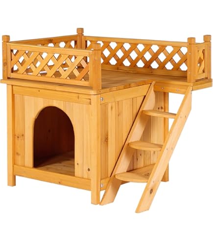 犬小屋 木製 木製 犬小屋 屋外 室外用 防風 防雨 防水 無垢材 犬舎 猫舎 猫小屋
