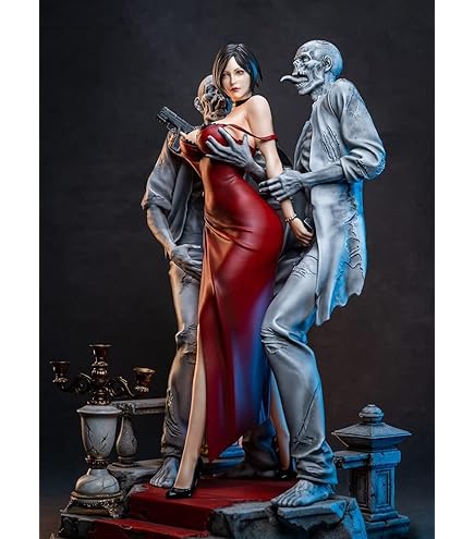 エイダ　フィギュア　ガレージキット　未塗装未組立　エイダのみ(ジルは別売り) Amazon | 1/8 1/6 1/4 ガレージキット フィギュア 未塗装 エイダ