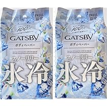 GATSBY ボディシート 3種セット Amazon | ギャツビー アイスデオドラント ボディペーパー