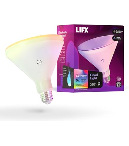 Amazon | LIFX color, A19 1100 lumens, Wi-Fi Smart LED Light Bulb