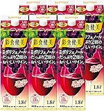 【天然ポリフェノール入りワイン】サントリー 彩食健美 <赤> [ NV 赤ワイン ライトボディ 日本 1800mlx6本 ]