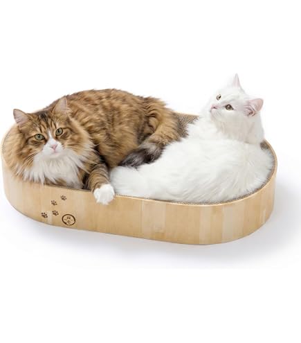 Amazon | 猫壱 爪とぎ バリバリボウルタワーXL ダークブラウン 3個