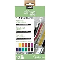 Amazon | ペベオ(Pebeo) ガラス用水性アクリル絵具（オーブン焼成