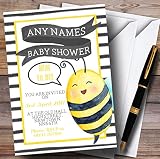 Bumble Bee水彩Invitationsベビーシャワー招待状 150 Invitations