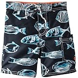 OshKosh B'gosh(オシュコシュ ビゴッシュ) フィッシュ柄スイムトランクス(Navy)/男の子水着スイムウェア 3T(3才) [並行輸入品]