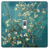 Van Gogh Almond Blossoms Square – ライトスイッチPla RK-LSPS-974