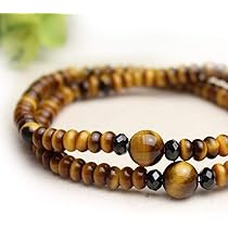 腕輪念珠　ブレスレット　ヤシ　虎眼石 楽天市場】数珠ブレスレット 平玉 54玉 虎目石 5A´ 桐箱付き
