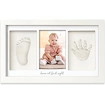 Kit Moulage Ventre Grossesse Pearhead - Souvenir De Bébé - Plâtre à Décorer - Blanc