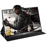 4Kモバイルモニター 15.6インチ モバイルディスプレイ Xbox One PS4/5 Switchなど対応ポータブルゲーミングモニター 3840*2160 UHD IPSパネル Mini HDMI/Type-C/イヤホンジャック スピーカー内蔵 