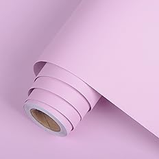 Amazon 壁紙 ピンク可愛い無地 シール40cmx500cm 貼りやすい リメイクシートはがせる壁紙 インテリアシール リフォームシート可愛い おしゃれ 北欧風 補修シール ピンク カッティングシートピンク 子ども部屋 女の子部屋 幼稚園 浴室リビング キッチン 台所 玄関 家具