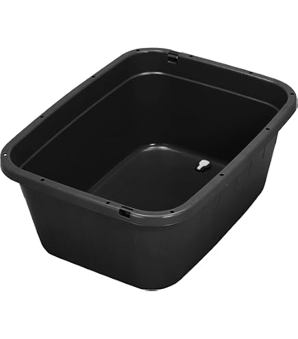 Amazon｜新輝合成 トンボ 角型 タライ ジャンボ 水抜き栓付き ホース穴 
