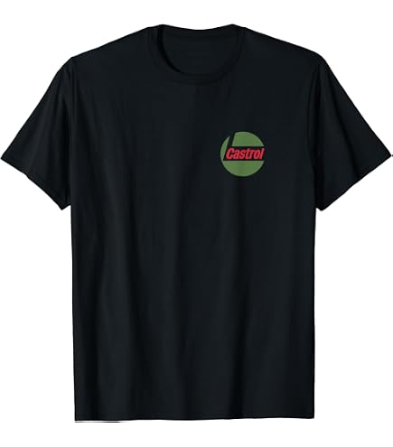 Amazon.co.jp: カストロール オフィシャルグッズ ヘリテージロゴ入り T