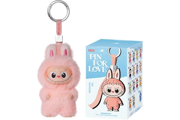 POP MART THE MONSTER PIN FOR LOVE シリーズ ぬいぐるみペンダント(N-Z)【1ピース 】ポップマート ガチャガチャ ブラインド ボックス フィギュア プラモデル プレミアム おもちゃ ソフビ オリジナル キャラクター 誕生日 プレゼント