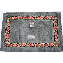 匿名配送☆新品　フェイラー　バラ　バスマット　玄関マット　グレー 匿名配送☆新品 フェイラー バラ バスマット 玄関マット グレー