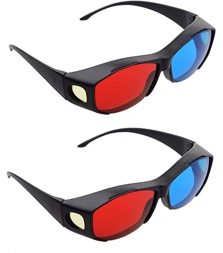 Amazon.co.jp: Othmro 3Dメガネ 3D立体 アナグリフ3Dメガネ レンズ1色