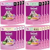 カルカン パウチ 子猫用 60g×16袋 売れ筋お魚・お肉バラエティ ウェットフード キャットフード 総合栄養食 水分補給 アソート メール便 | kal kan お魚ミックス・まぐろ・やわらかチキン・やわらかパテまぐろ 4種×4袋 離乳-12か月ま