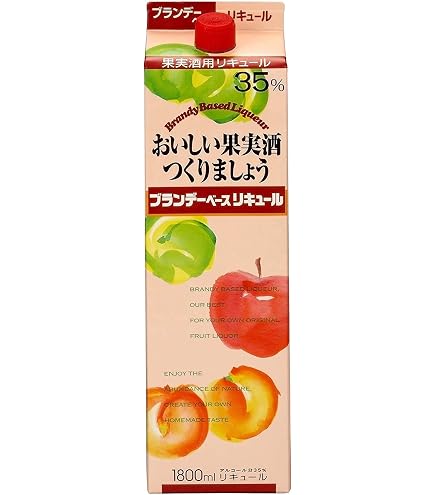 Amazon.co.jp: チョーヤ ブランデー VO 果実の酒用 パック 37° 1800ml