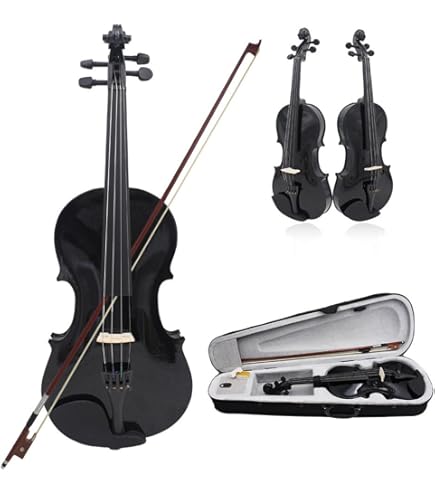 Amazon | Hallstatt ハルシュタット ヴァイオリン サテンブラック V-12