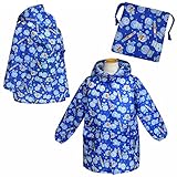 子供 合羽 レインコート ドラえもん DORAEMON 雨合羽 雨具 保育園 男の子 120cm ブルー
