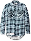 BulwarkメンズBig and Tall Plaid Uniformシャツ カラー: グリーン