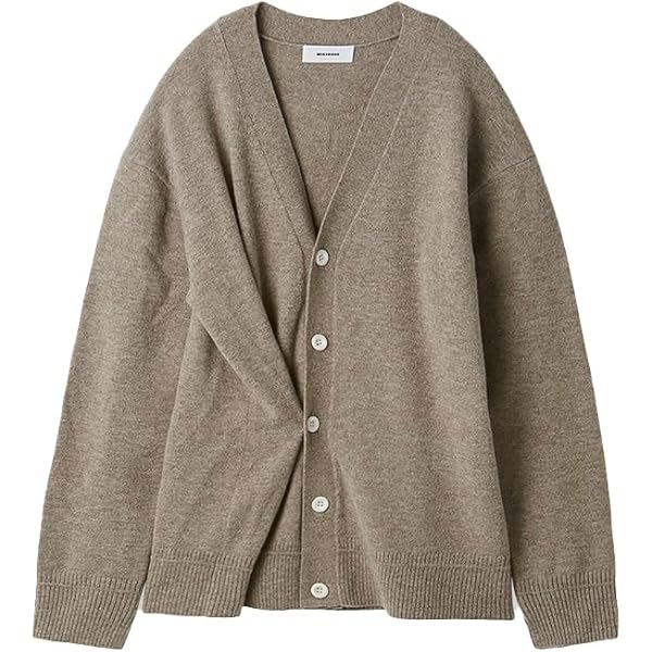 Amazon | [ミースロエ] アルパカ混シャツニットカーデ MWND255023