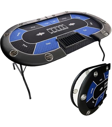 Amazon | Barrington 10 Playerポーカーテーブル82 x 44 | ポーカー