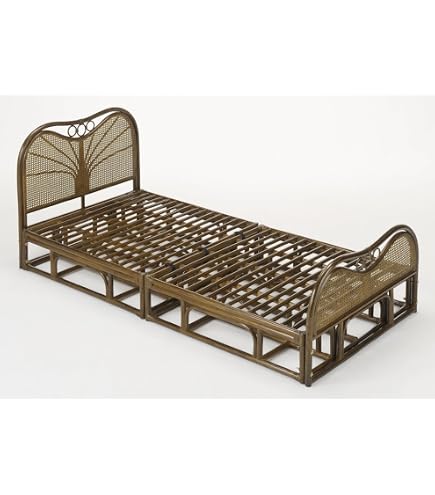 Amazon｜《ラタン（籐）》 すのこベッド シングルサイズ Y906｜ベッド