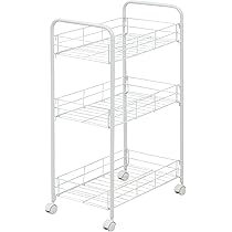 Amazon.co.jp: 山善(YAMAZEN) スチールワゴン キャスター付き