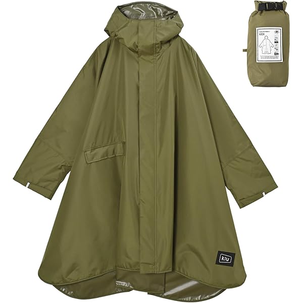 Amazon.co.jp: MIL-TEC ポンチョ レインウェア リップストップ