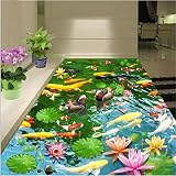 Sproud 3D カスタム床防水 Non-Slip 肥厚粘着フロアステッカー Papel De Parede Para Sala 400 Cmx 280 Cm を着用