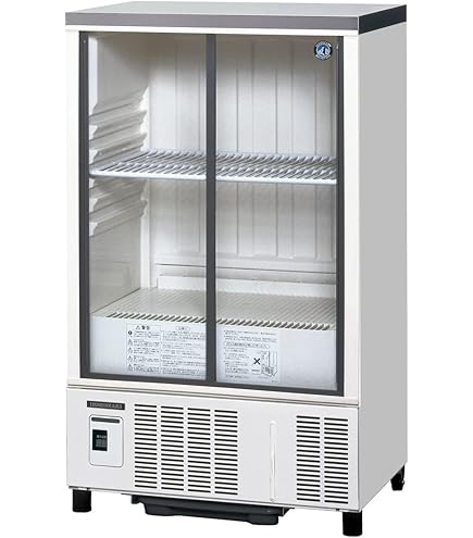 Amazon | テーブル型小形冷蔵ショーケース ホシザキ RTS-100STD 内装