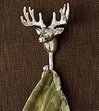 公園デザイン鹿ヘッドシングルフック