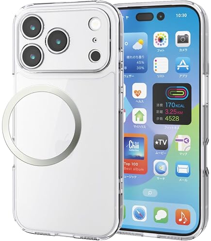 Amazon.co.jp: エレコム iPhone 17 Pro ケース カバー クリア