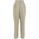 [神戸レタス] センタープレス バックゴム スラックス パンツ [M2641] レディース