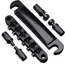 Bogart Locking Guitar Tuners – 6-Piece Set, Sealed, 1:18 Ratio, Black, Fits Electric & Acoustic Guitars