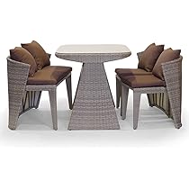 Amazon.co.jp: ガーデンテーブルセット 屋外 ラタン調 ガーデン