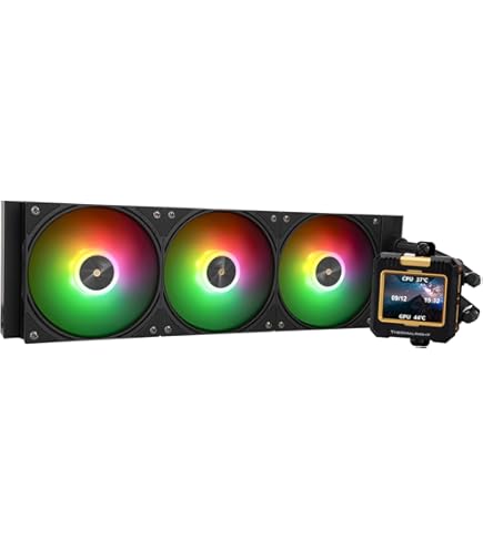 Thermalright FW PRO 360 Black ARGB - Dissipatore CPU Ad Acqua Con Schermo LCD IPS - Foto 4