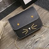 KT 人気 かわいい キャット ショルダーバッグ レディース オシャレ かわいい可愛い 猫 モチーフ財布(ブラック)