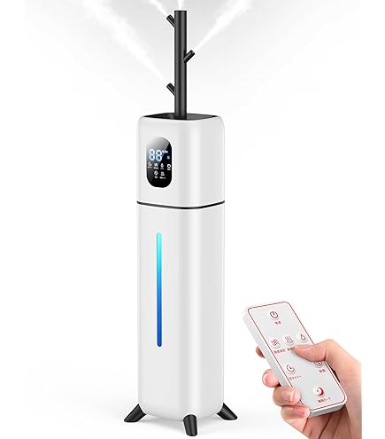 Amazon.co.jp: 加湿器 大容量 9L【5重除菌&AI自動恒湿&ハイブリッド式