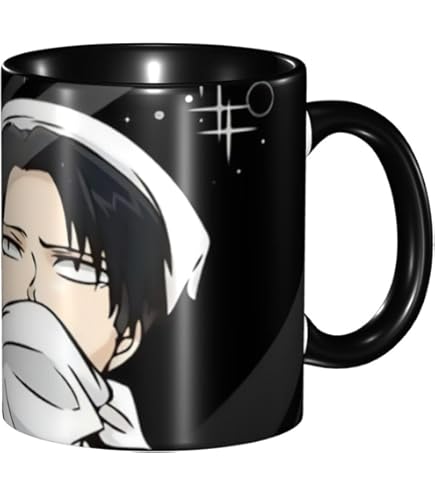 進撃の巨人 リヴァイ マグカップ 陶器製 Amazon.co.jp: マグカップ 進撃の巨人 リヴァイ 兵長 コーヒーカップ