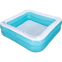 ꒰未使用꒱滑り止め加工 ジャンボプール 水色 最長2m ファミリーサイズ WEIMALL ファミリープール 2.8m 大型 丈夫 ビニールプール