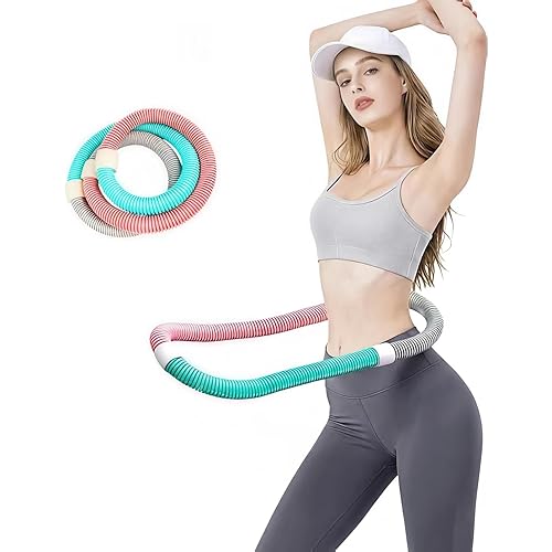 【2026年改良・1台多役】 フラフープ ダイエット 人気 静音 1.3kg 落ちない ソフト 自由変形 二の腕/太もも/背中/お尻 全身引き締め ヨガ ストレッチ 有酸素運動 室内 自宅 トレーニング 初心者/子供/大人 男女兼用