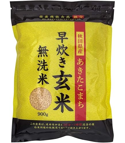 Amazon.co.jp: こまち協会 特別栽培米早炊き玄米鉄分 850g : 食品