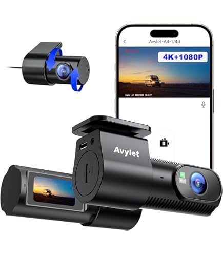 Amazon.co.jp: ヴィーメンット 4K ドライブレコーダー ドラレコ 前後 