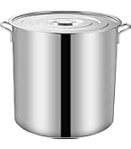 Amazon | iimono117 寸胴鍋 業務用 特大 ステンレス ふた付き 寸胴