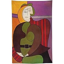 Amazon.co.jp: Pablo Picassoパブロ・ピカソ画家の作品（赤い