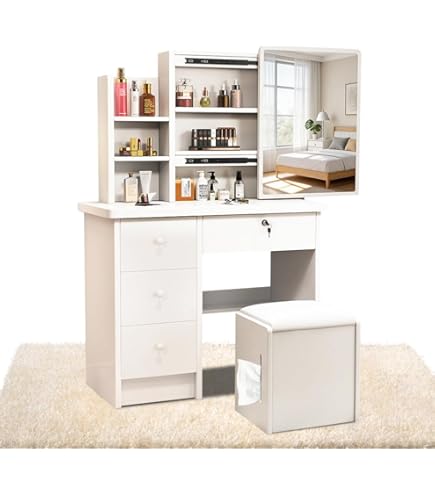 Amazon｜IKEA/イケア SYVDE：ドレッシングテーブル ホワイト