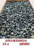 自然大磯化粧玉砂利3分 お花・お庭のアクセントに (5 キログラム)